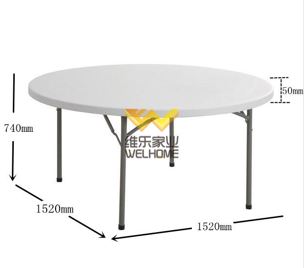  cheap outdoor plastic foldable banquet round table used folding tables for sale